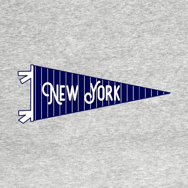 New York City Pinstripe Pennant by zsonn